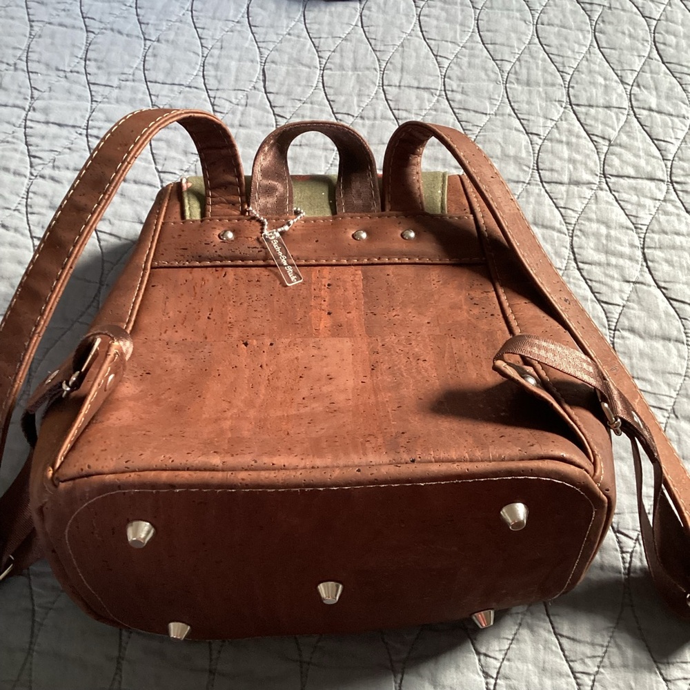 Mushroom cork mini backpack - Picture 2 of 5